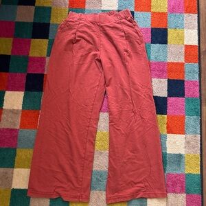 aerie Coral Wide-Leg Lounge Pants for Kids